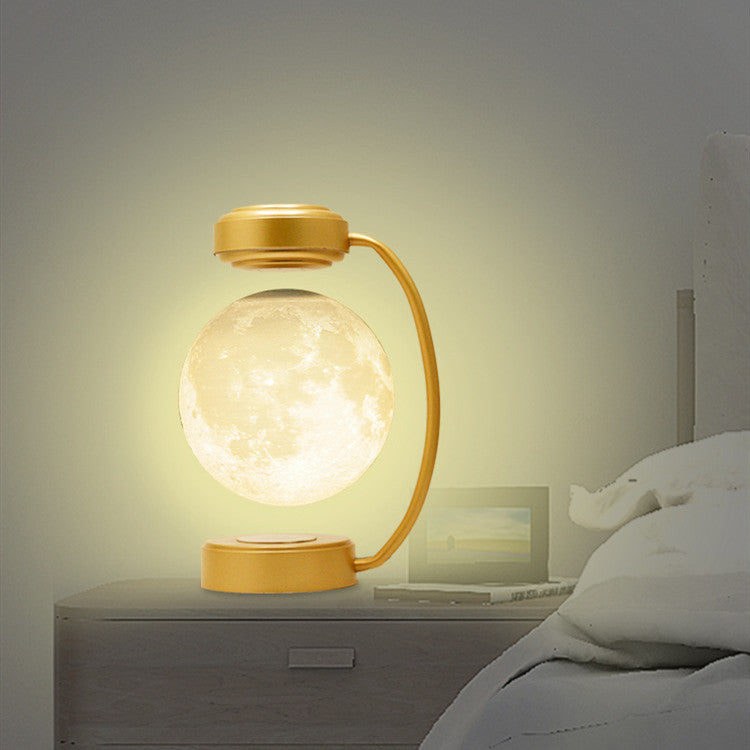 Lampe de Lune 3D LED (sans fil, lévitante, rotative)